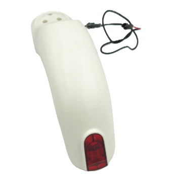 Błotnik tylny z lampą (biały) Kugoo/Kirin ES2